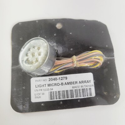 Lazer Star Motorcycle Micro-B Mini Light Amber Array 2040-1279