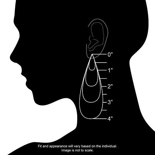 Pendientes colgantes de filigrana sin níquel turquesa simulada temblorosa, color: aguamarina () Foto 2 de 2