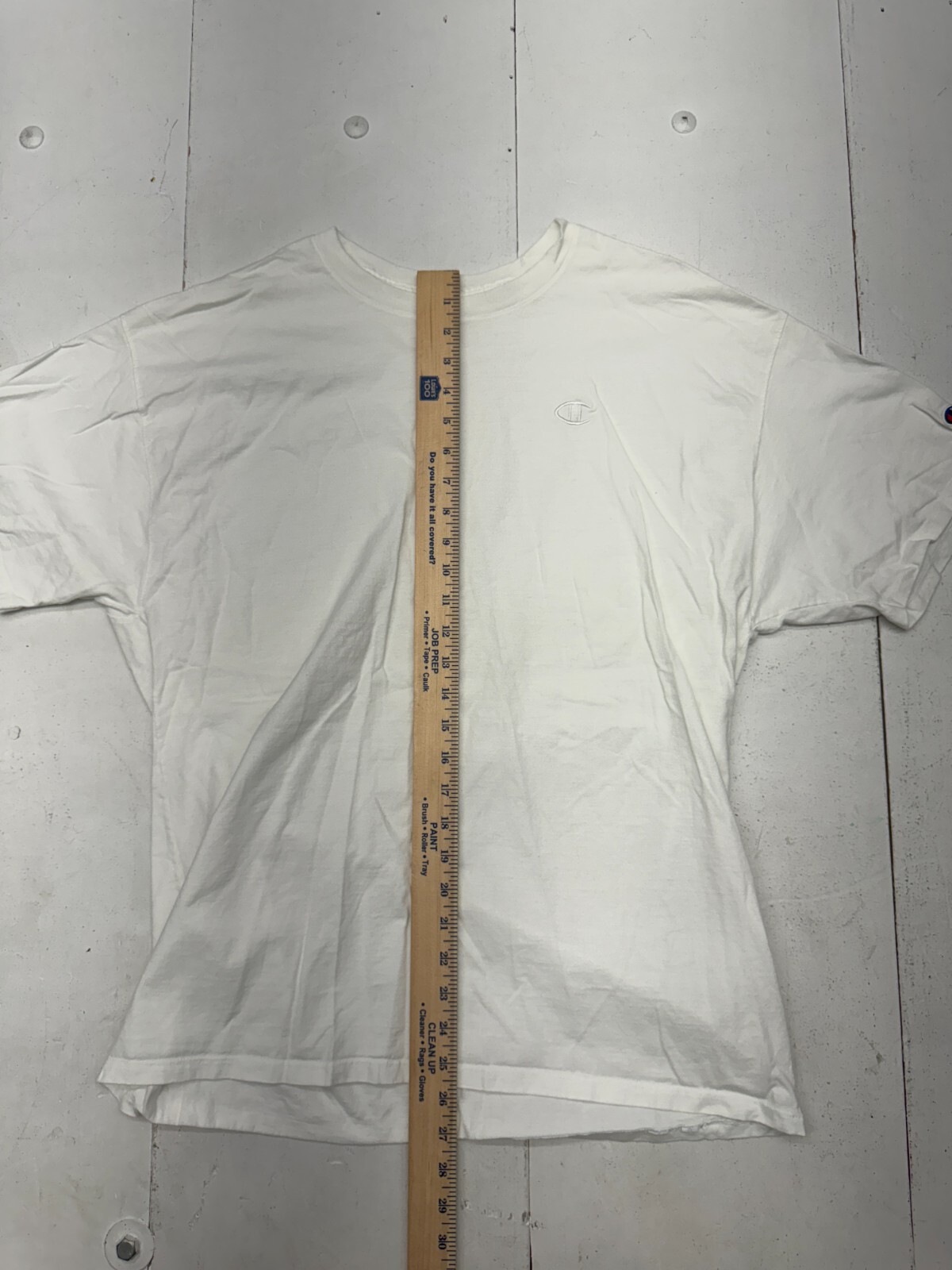 Champion White Short Sleeve Basic Solid Tee Men's… - image 4