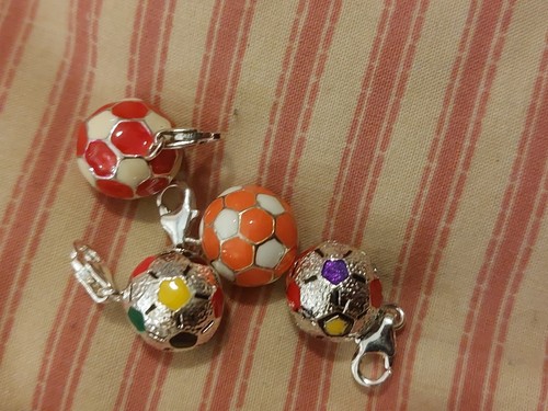 THOMAS SABO sterling SILVER 925 soccer ball CHARM pendant enamel - Picture 5 of 9