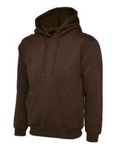 Unisex Pullover Hoodie UNEEK Classic Hooded Sweatshirt Casual Plain Work Jumper