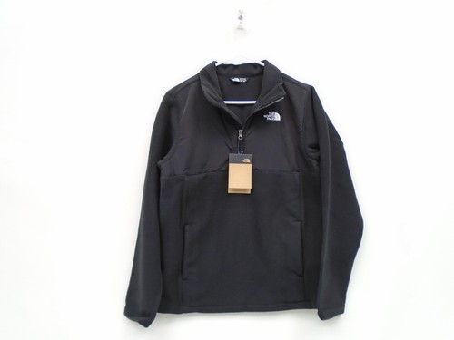 THE NORTH FACE YOUTH FLEECE PULL OVER JACKET 1/4 ZIP SIZE XL (18/20) BLACK - Picture 1 of 7