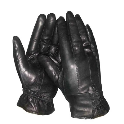 Gants En Cuir Pour Hommes En Velours Doux Gants D'Hiver Taille XL - Photo 1/2