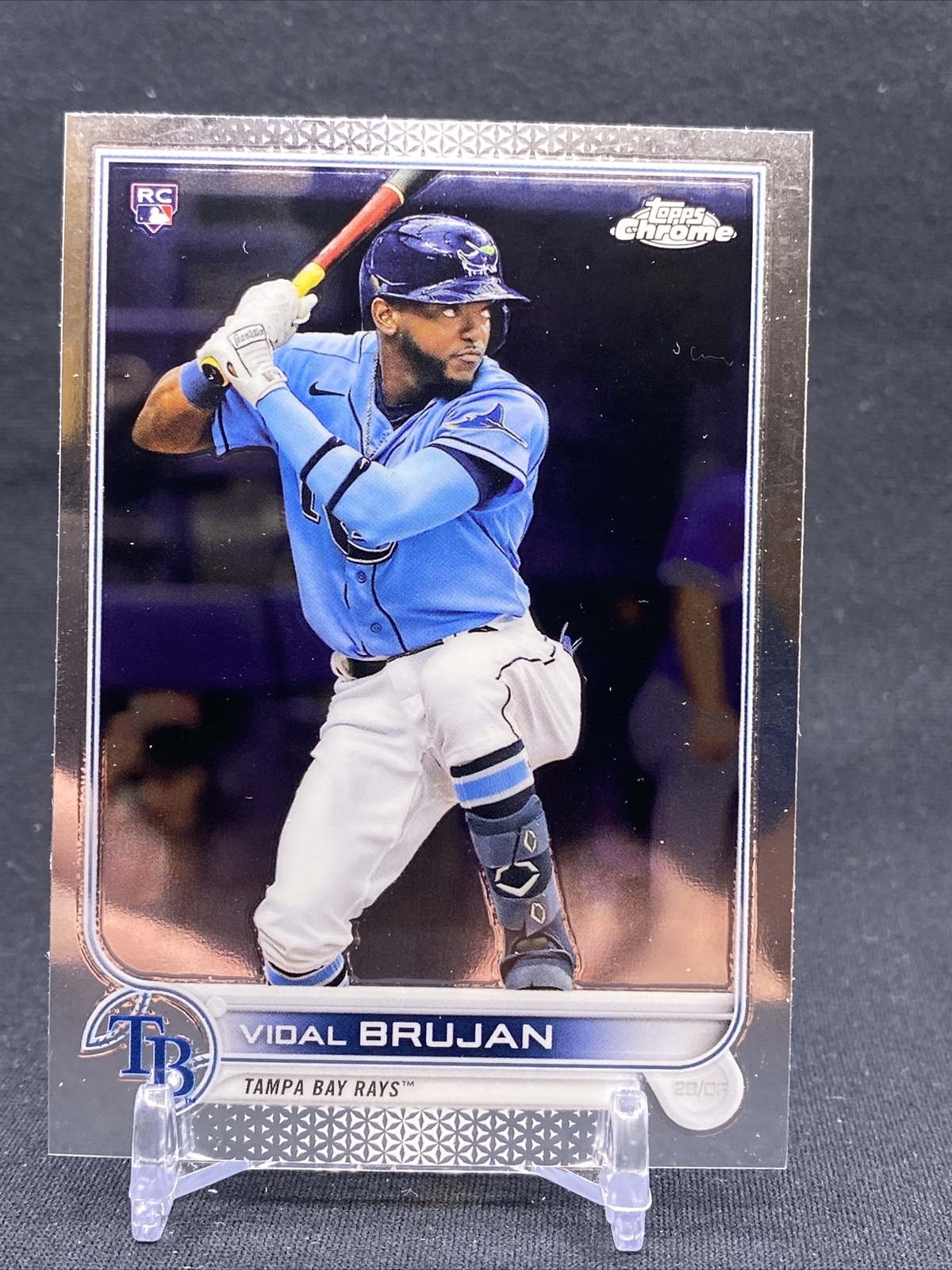 2022 Topps Chrome Vidal Brujan -#134 RC Rookie Card Tampa Bay Rays 🚨