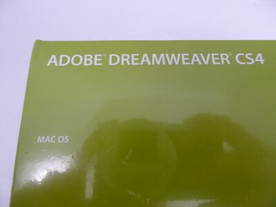 Adobe Dreamweaver CS4 for Mac for sale online | eBay