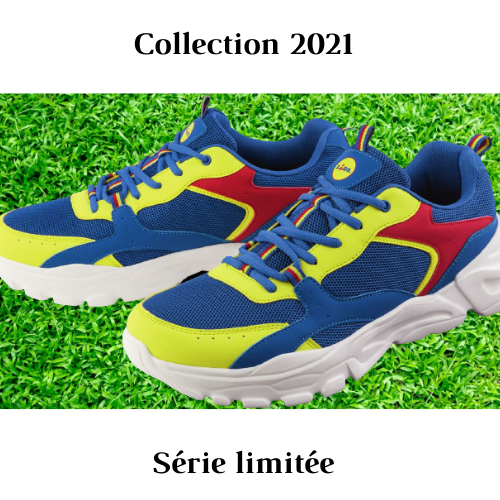 PAIRE DE SNEAKERS LIDL ÉDITION LIMITÉE 2021 - Taille 42 - Baskets Sportives Multicolores - Neuf Sans Boîte