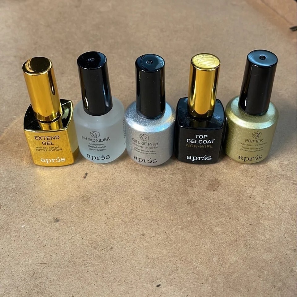 APRES Essential Set Of 5extend Gel Ph Bonder X Prep Non Wipe Top apres-essential-set-of-5extend-gel-ph-bonder-x-prep-non-wipe-top