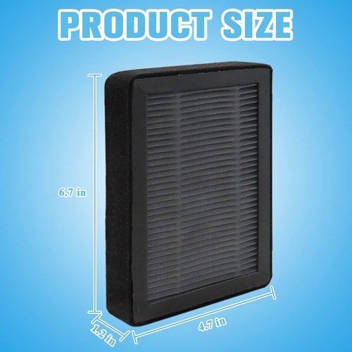 2X LV-H128 Replacement Filter Levoit LV-H132 Air Purifier, Hepa Active carbon - Picture 3 of 6
