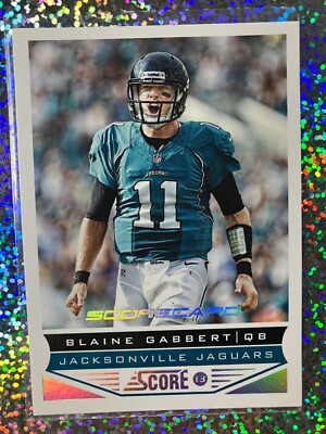2013 Panini Score Football Scorecard 95 Blaine Gabbert (NM)