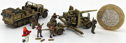 Victrix German 88 mm Pistole und Sd.Kfz.7 12 mm 1:144 Maßstab Zweiter Weltkrieg 1 x Anguss Set - Bild 10 von 24