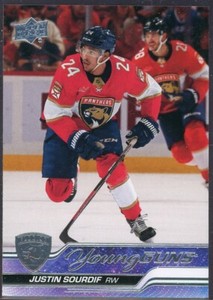 2023-24 Upper Deck Series 2 JUSTIN SOURDIF Young Guns #471 Florida Panthers
