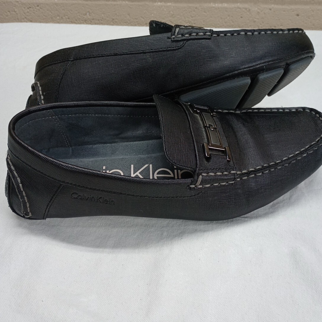 Calvin Klein Mens 11.5 Magnus Slip-On Loafers Driving Mocs  display picture 3
