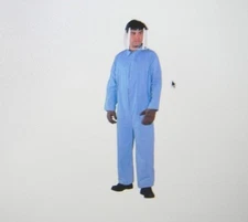Box of 21   Kleenguard A65Blue Coveralls Size 4XL. FREE SHIP SHIPS TODAY