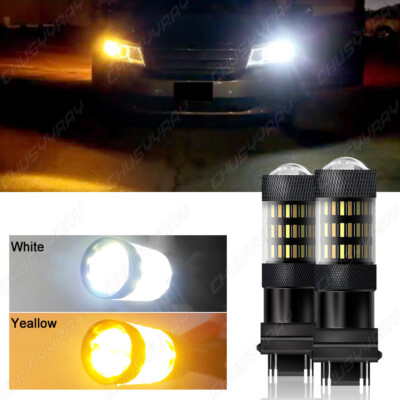 3157 Switchback LED Turn Signal Lights Bulb for Ford F150 1990-2014 Amber White