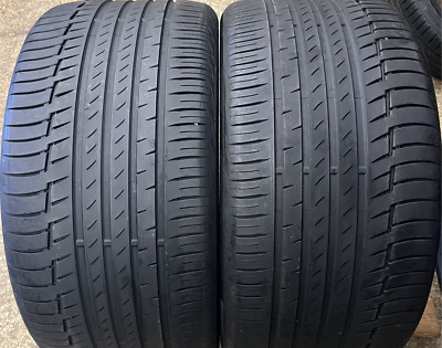 Set Of 2 Tires LikeNEW Continental PremiumContact 6 SSR BMW 315/35R21 XL 111Y
