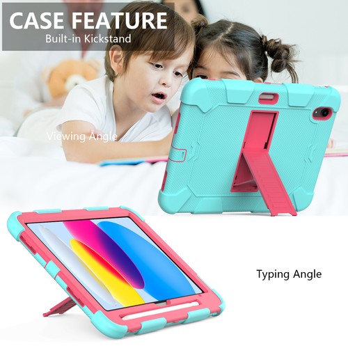 For iPad 10th Mini6 8th Air4 5 10.2 Pro 11 10.5 Shockproof Hard Stand Case Cover - Picture 34 of 90