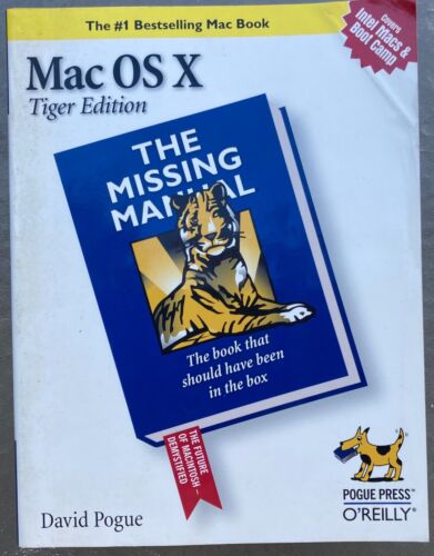 Mac OS X Tiger Edition: The Missing Manual, Pogue Press / O'Reilly - Picture 1 of 2