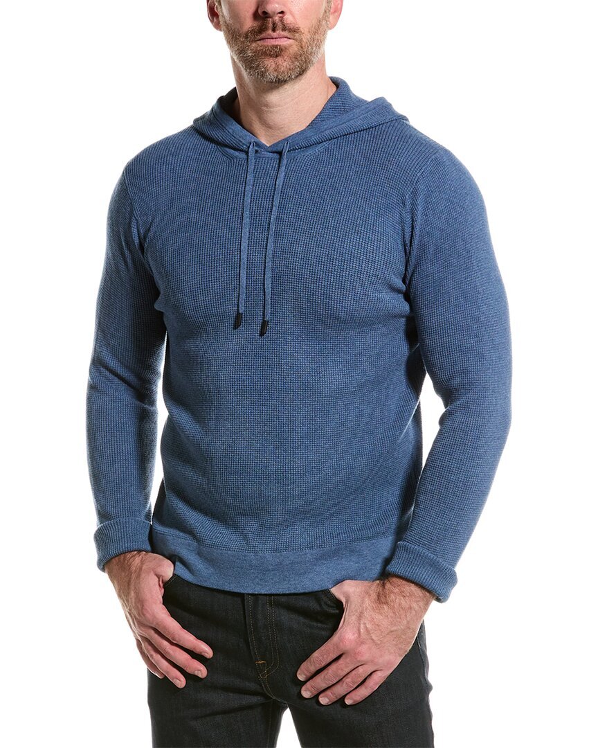 Мужской пуловер с капюшоном из вафельной кашемировой смеси Naadam 30690₽