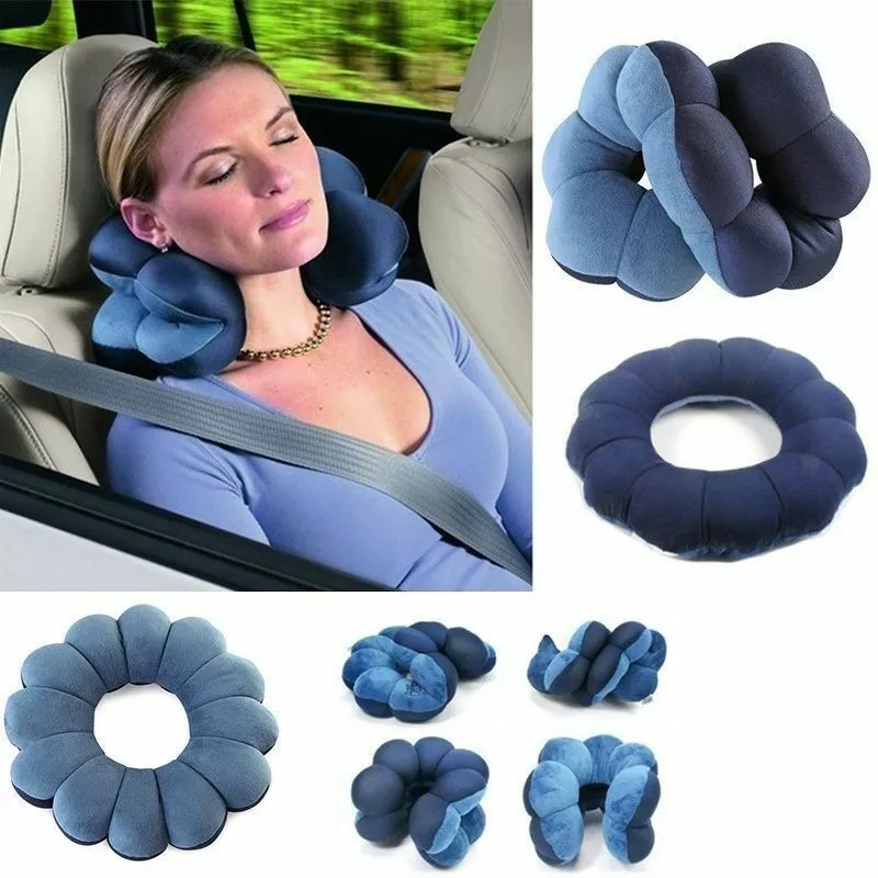 CUSCINO PER COLLO ANTI CERVICALE DA VIAGGIO POGGIA TESTA ERGONOMICO