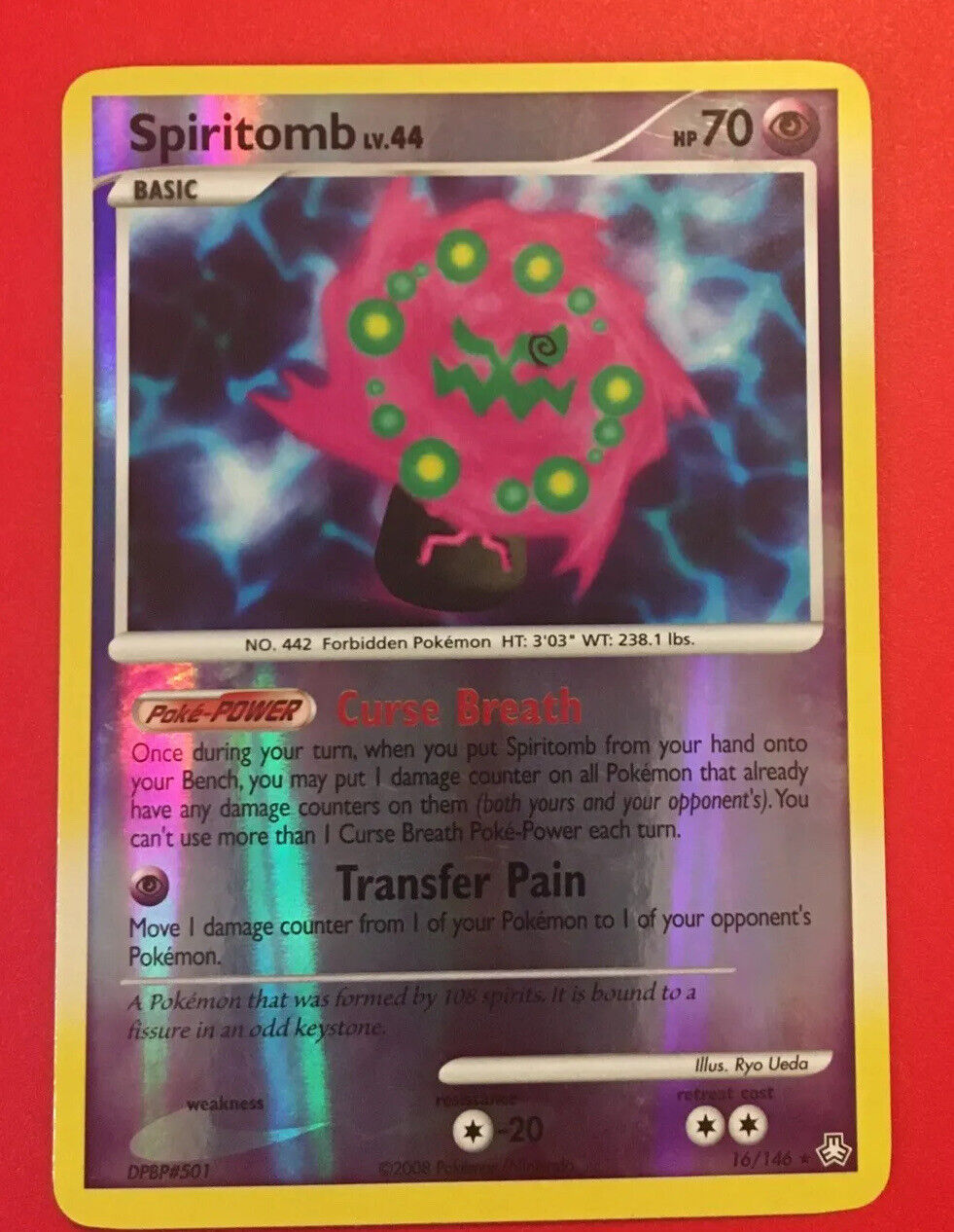 Spiritomb - 16/146 - Holo Rare - Reverse Holo - Pokemon Singles » Legends  Awakened - CoreTCG