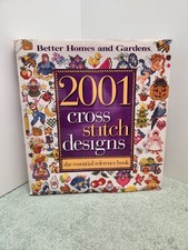 Better Homes  Garden 2001 Cross Stitch Design Essential Holiday Christmas Book