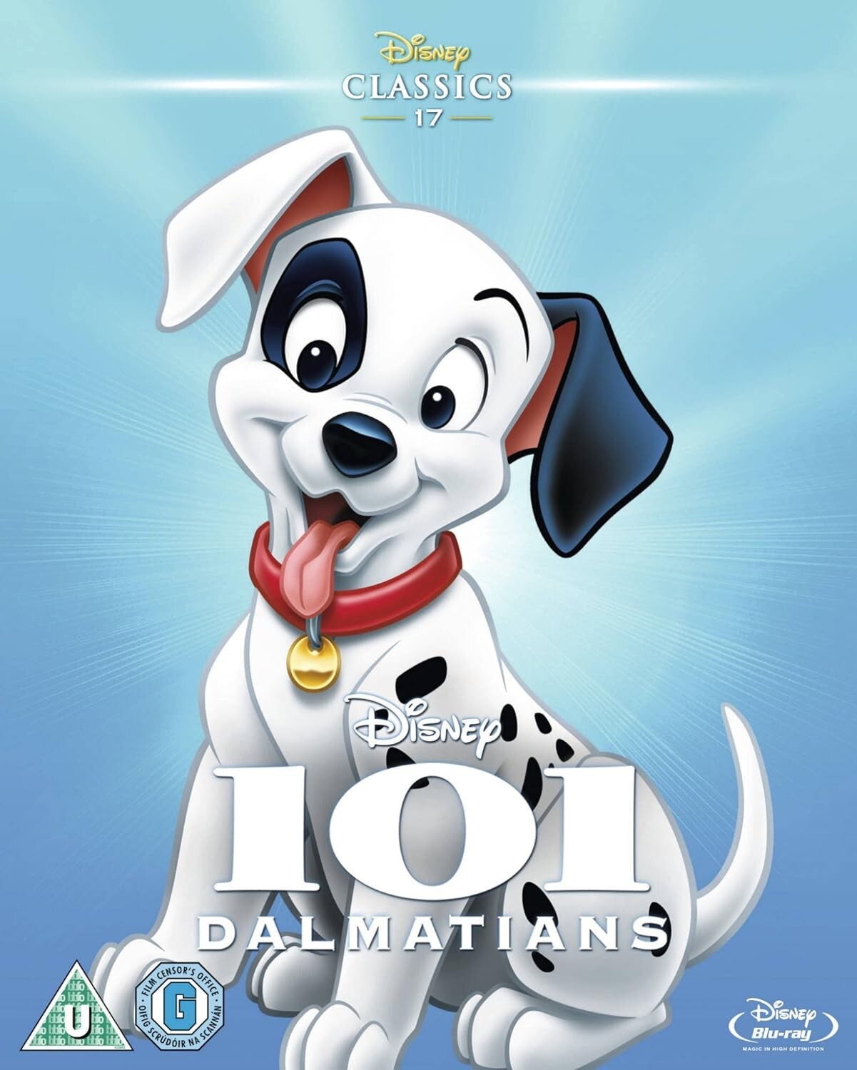DISNEY CLASSIC 17 : 101 DALMATIANS (BLU RAY) NEW SEALED + COVER