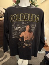 Vintage WCW Goldberg Long Sleeve Shirt Adult Size Large Pre Owned Used 1998