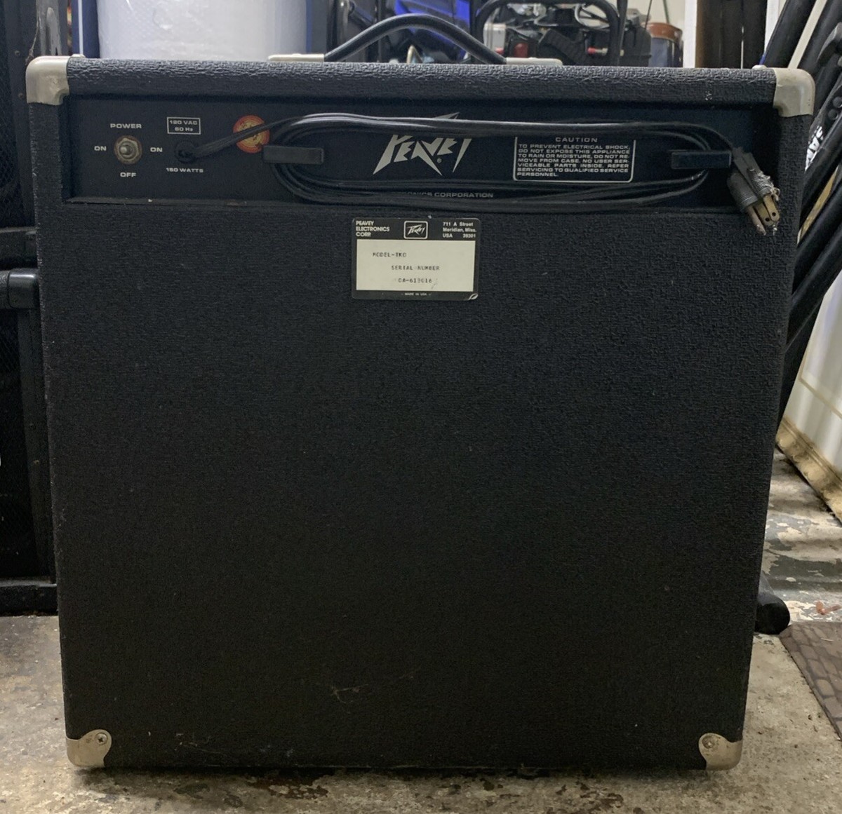 Peavy TKO80 80 watt bass amplifier w/ pre and post gain controls