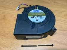 AVC BA10033B12M 97x33mm 12V 0.99A Blower Fan PWM 4-Pin with 2 Screws- TESTED