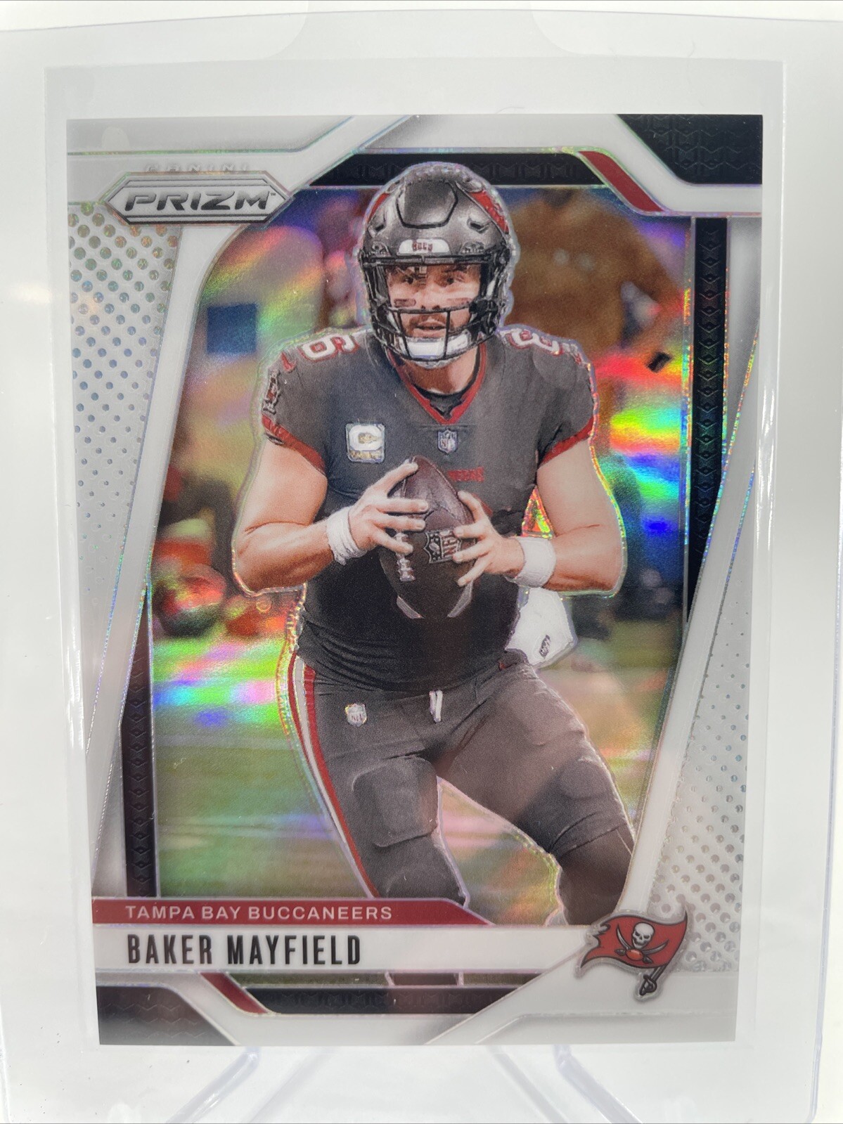 2024 Prizm Football Baker Mayfield White Prizm Tampa Bay Buccaneers 28/35
