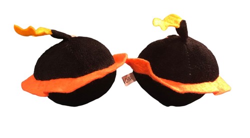 Angry Birds Plush Soft Toys X2 With Hanger To Attach To Keyring 6cm - Picture 2 of 4