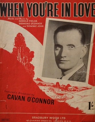 Cavan O'Connor-When You're In Love von Harold Fields 1948 Noten. 