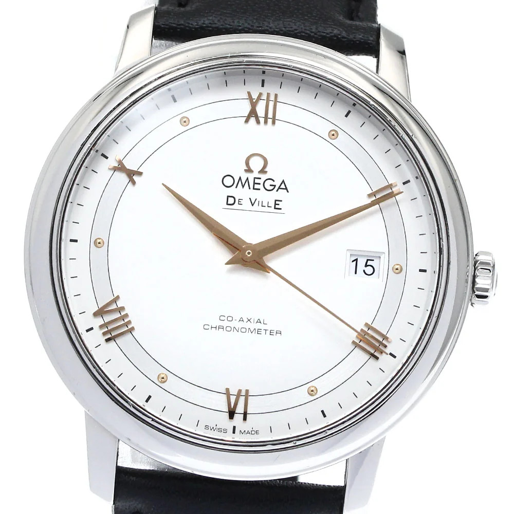 Omega DE Ville Prestige Dress 424.13.40.20.02.002 39.5 mm Silver Dial
