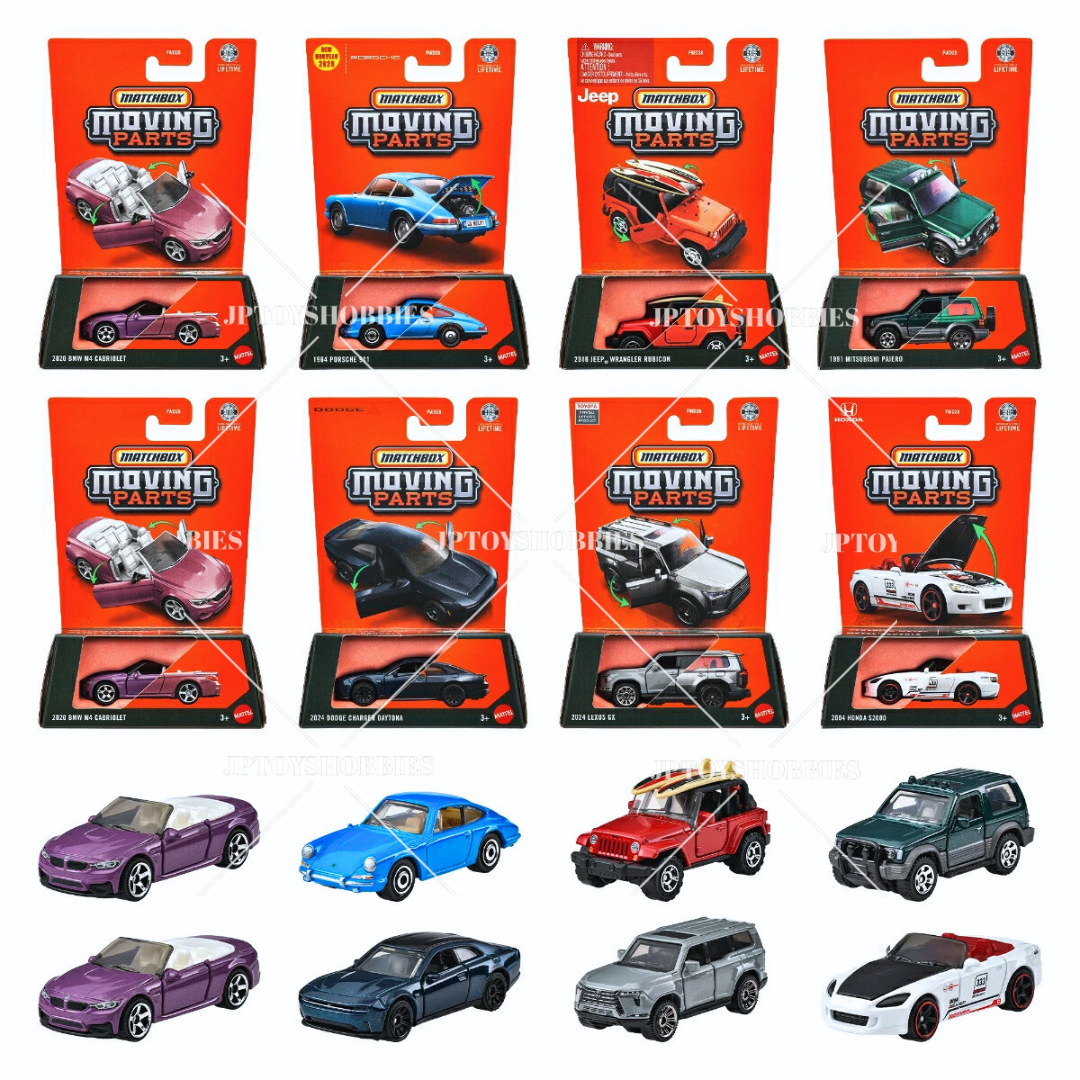 PSL 2025 Matchbox Moving Parts Assortment - Set of 8 / FWD28-989J