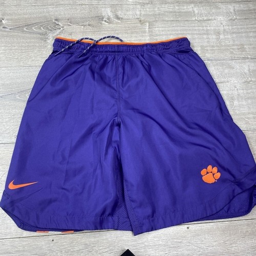 Nike Shorts Mens Large Purple Clemson Tigers Dri-Fit Athletic Training