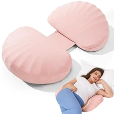 Pregnancy Pillow for Sleeping Memory Foam Pillow for Side Sleeper, Maternity ...