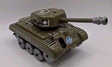 Mechanischer Gama Panzer "Medium Tank M98" 20cm - Vintage Blechspielzeug