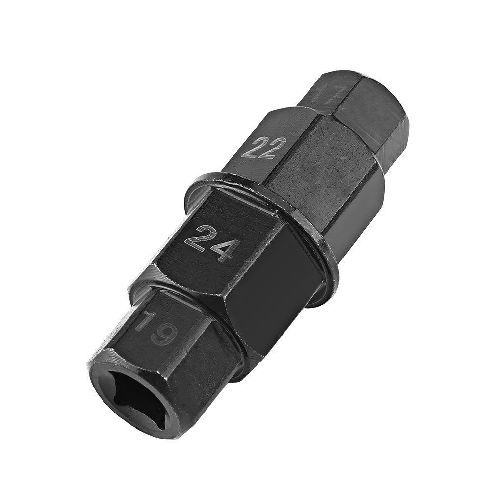 ⁺1Pc Motorcycle Front Wheel 17 19 22 24mm Axle Hex Spindle Driver Removal Tool