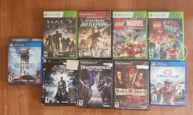 🔥🚨Vintage 17 Video Game Lot  Collection XBOX 360 Playstation 2 3 4 EUC