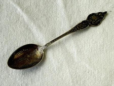 SAN FRANCISCO GOLDEN GATE BRIDGE STERLING SILVER SOUVENIR SPOON San Gabriel