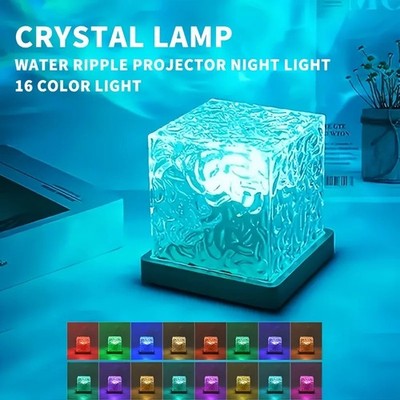 16 Colors LED Night Light Ocean Wave Projector Lamp Aurora Bedroom with Remote