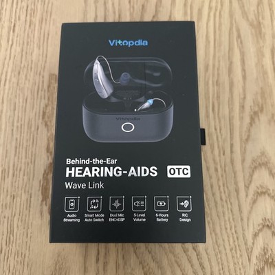 VITOPDIA  3-in-1 Rechargeable Bluetooth OTC Hearing Aids for Adults Seniors