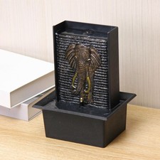 Tisch-Wasserfall-Sammlerstück, dekorative Statue für Terrasse, Eingang,