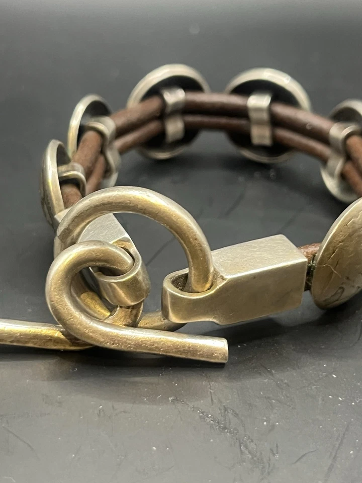 Arnold Goldstein Bracelet Ralph Lauren Coll. -8 1/2 Inch- Sterling - Buffalo - Image 3 of 4