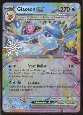 Pokemon TCG 2025 Advent Calendar Promo #026/131 Glaceon EX NM | eBay Pokemon TCG 2025 Advent Calendar Promo #026/131 Glaceon EX NM | eBay
