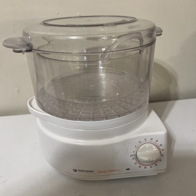 Black & Decker Handy Steamer HS80 Food Vegetable Steamer Rice Cooker.