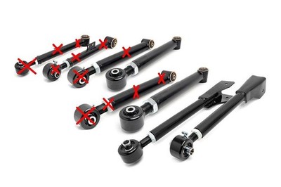 Rough Country 4'' Suspension Lift Kit 1997-2006 Jeep(parts w/o x's) TJ FREE SHIP