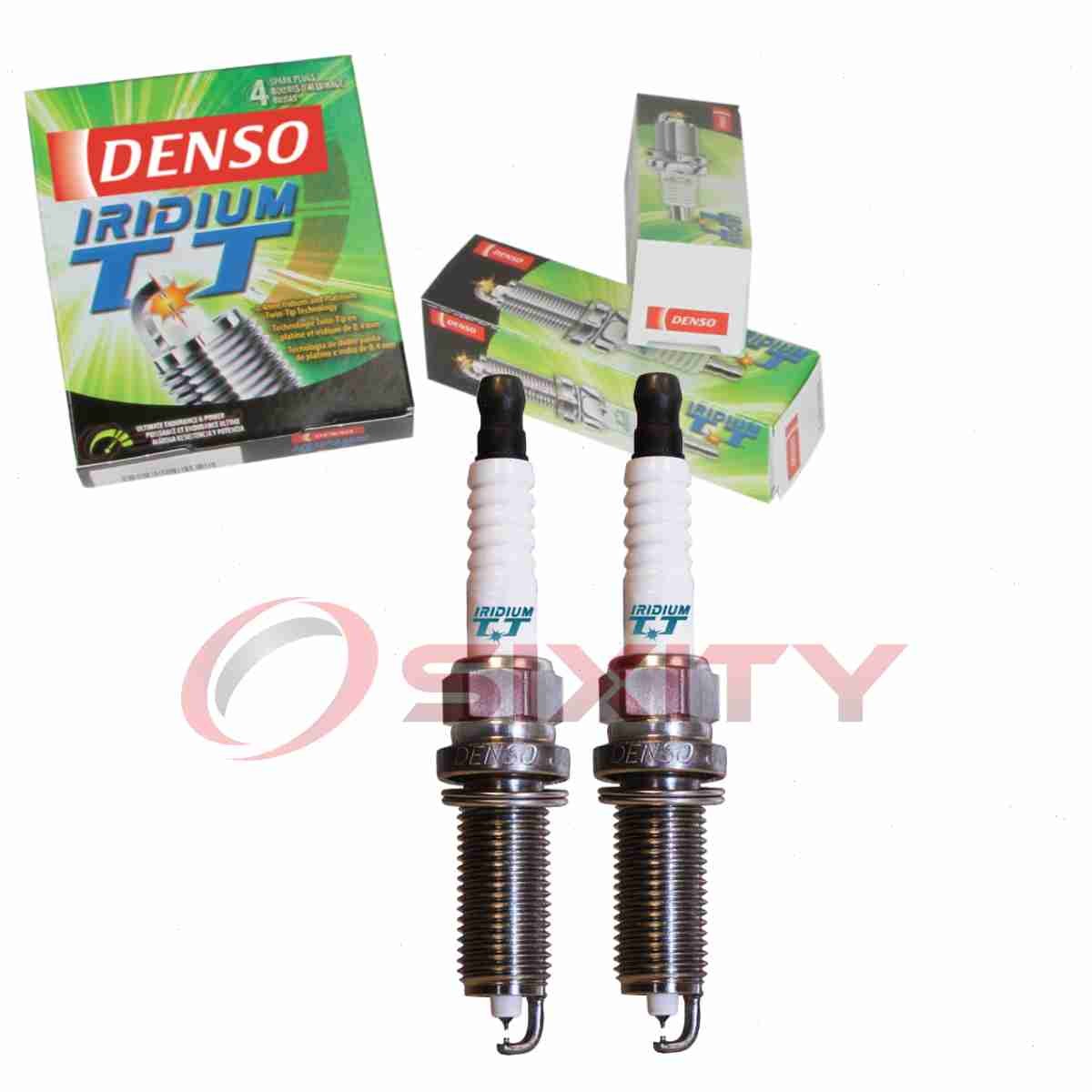 2 pc DENSO 4711 Iridium TT Spark Plugs for PE5S-18-110 PE5R-18-110 wj