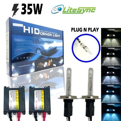 35W H7 H7R Xenon HID Umbausatz Slim Balast Birnen Paar für Toyota Corolla