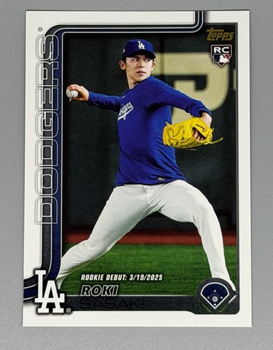 Roki Sasaki [Golden Mirror Image Variation] #558 2025 Topps Series 2 card